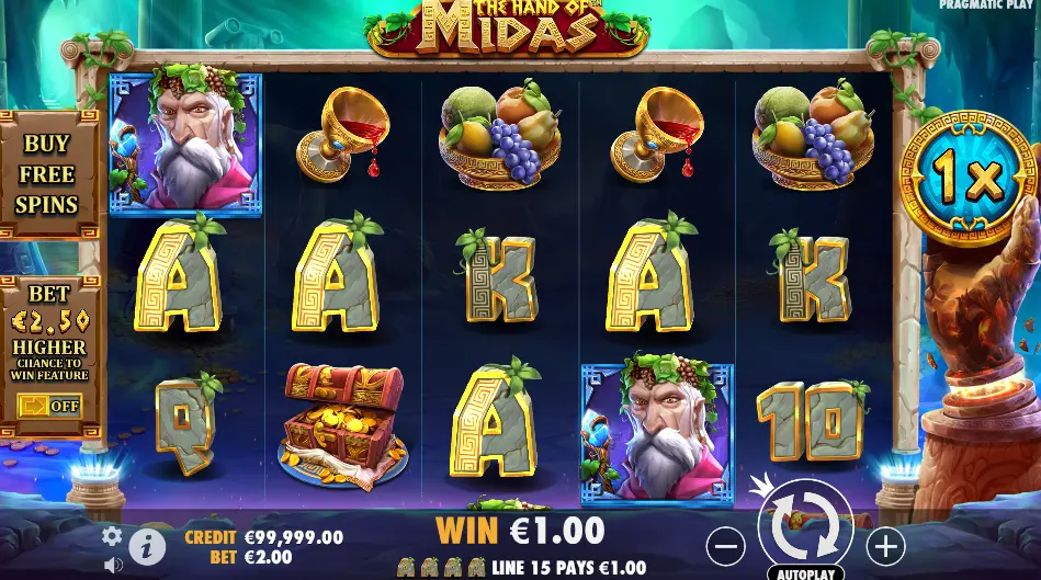 Hand of Midas Gameplay Screenshot