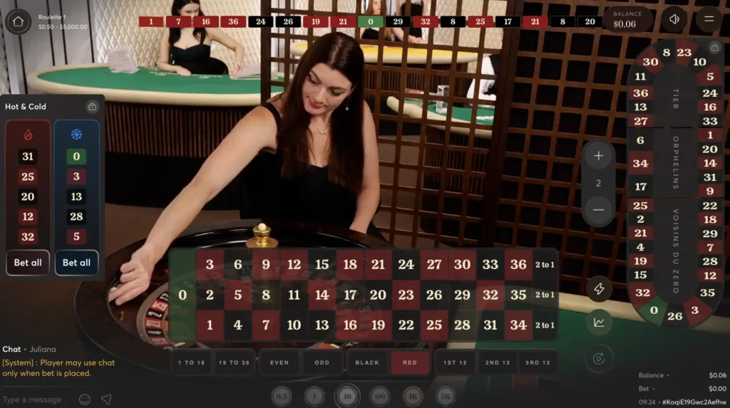 Live Dealer Roulette