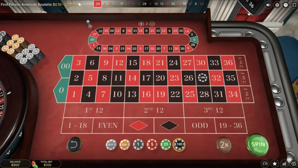 roulette gameplay