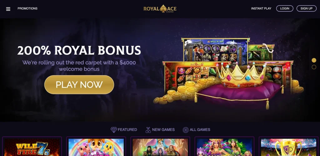 Royal Ace no deposit bonus