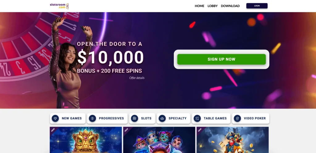 Slotsroom no deposit bonus