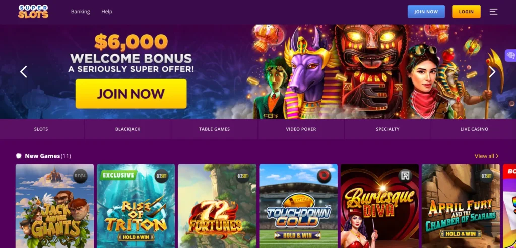 Super Slots Welcome Free Spins